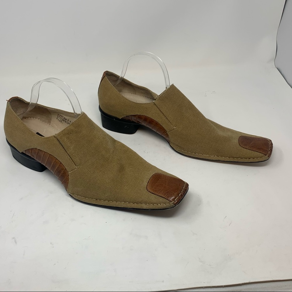 Giovanni Men's Leather Dress Size 11 Square Toe